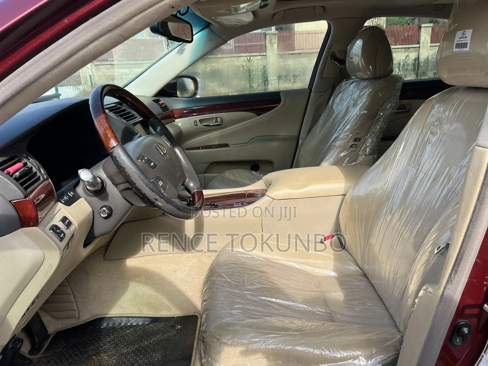 Lexus LS 2008 Maroon