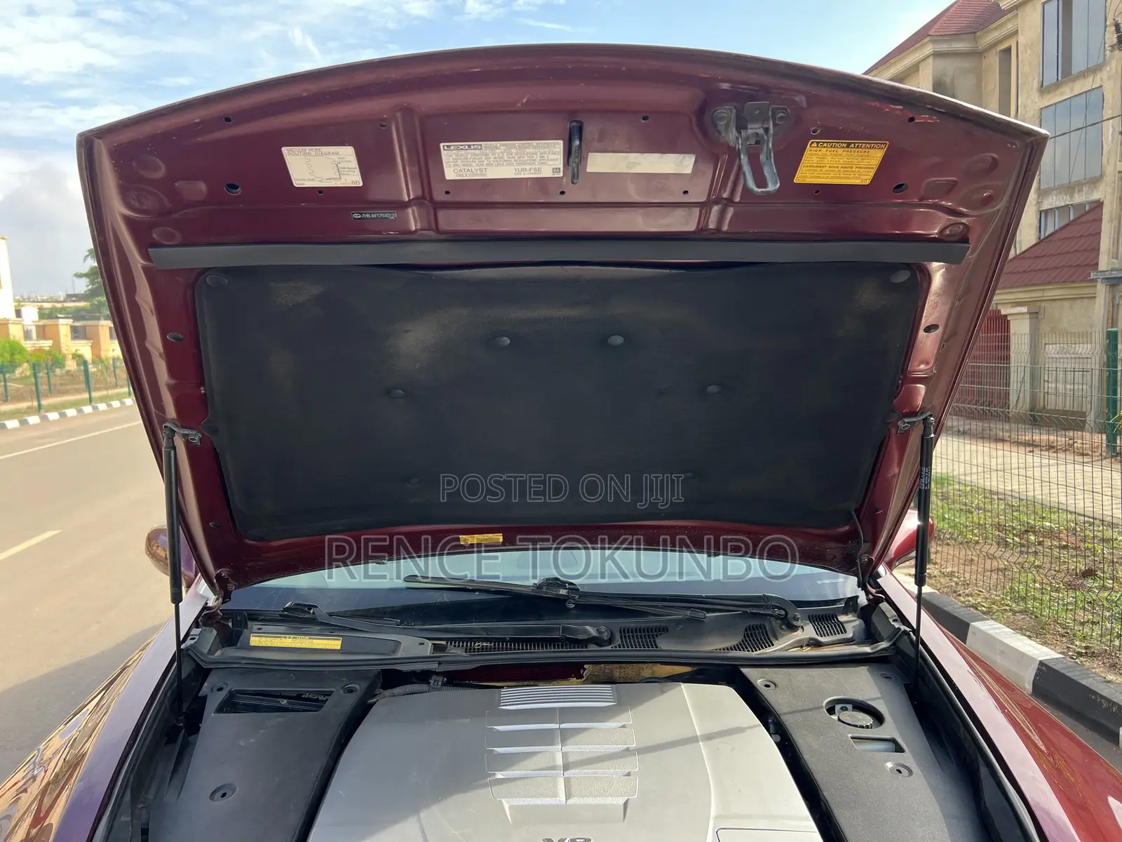 Lexus LS 2008 Maroon