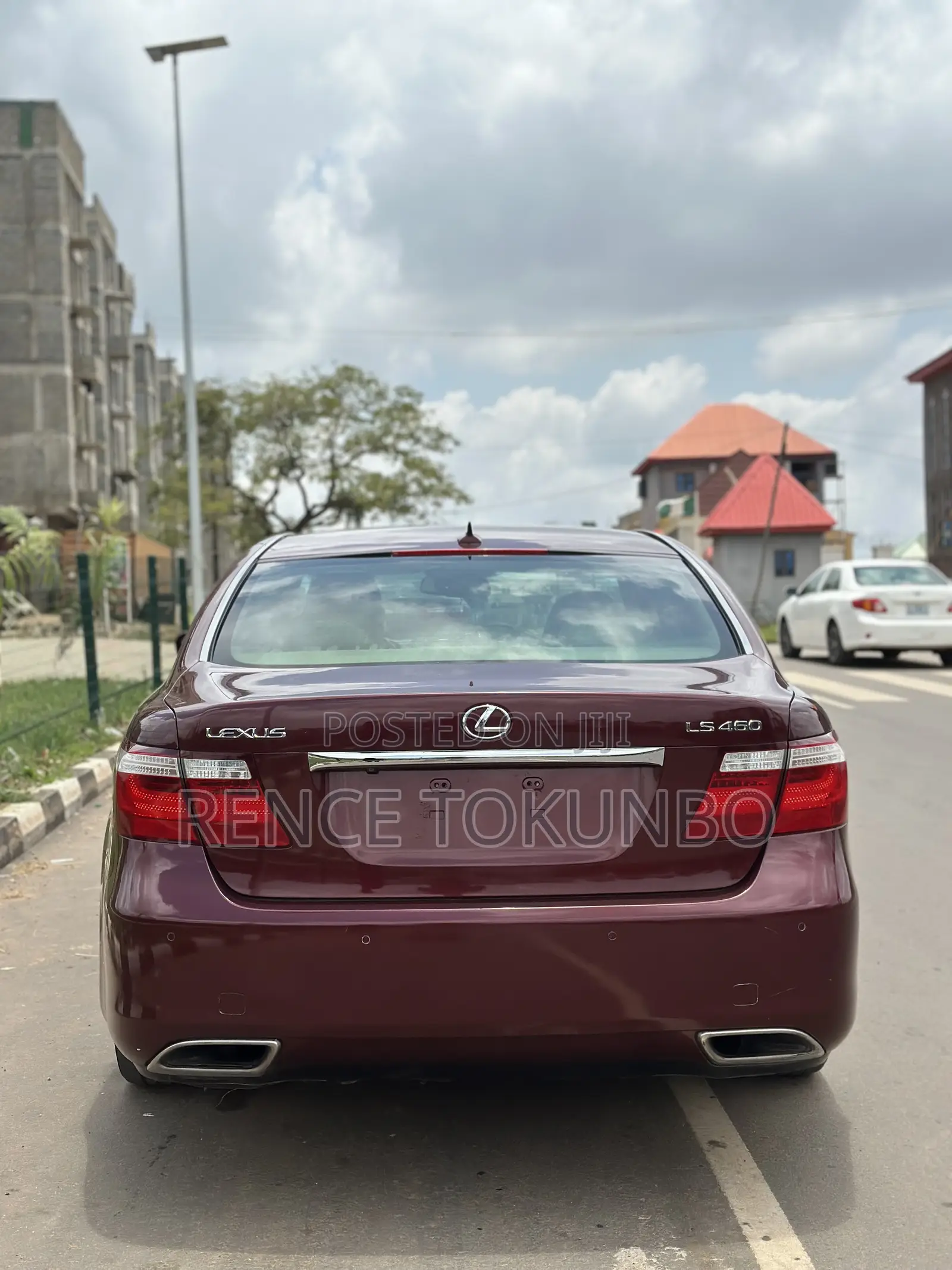 Lexus LS 2008 Maroon