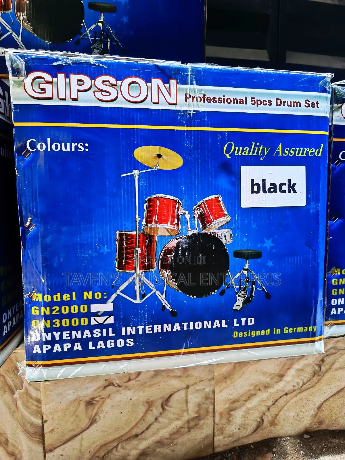 Gipson Professional 5pcs Drum Set
