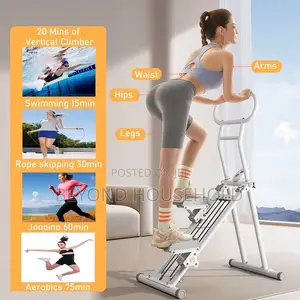Multi Functional Stair Climbing Machine Vertical Stepper