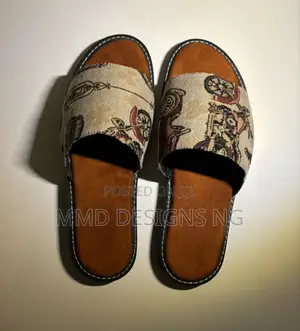 MMD Ghost Rider Men's Cream Printed Slides