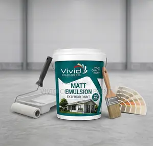 Matt Emulsion Paint (Vivid Colours) 4 Liters