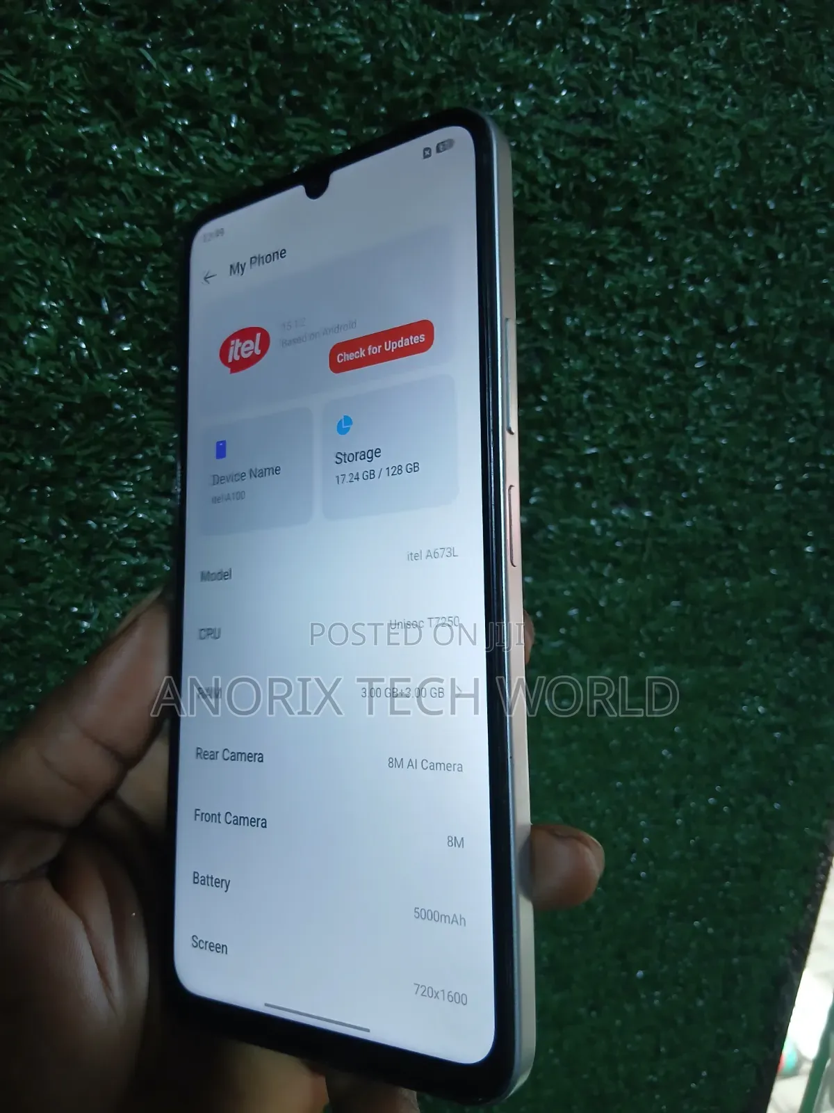 Itel A100 128 GB Silver