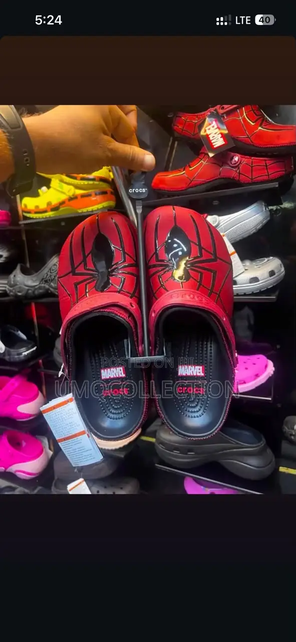 Quality Marvel Spider Crocs