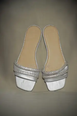 MMD Luna Glint Silver Women's Slides