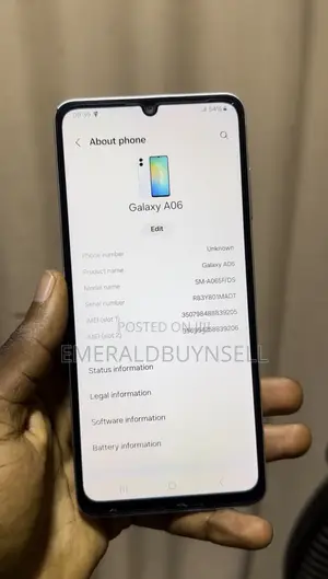 Samsung Galaxy A06 64 GB White
