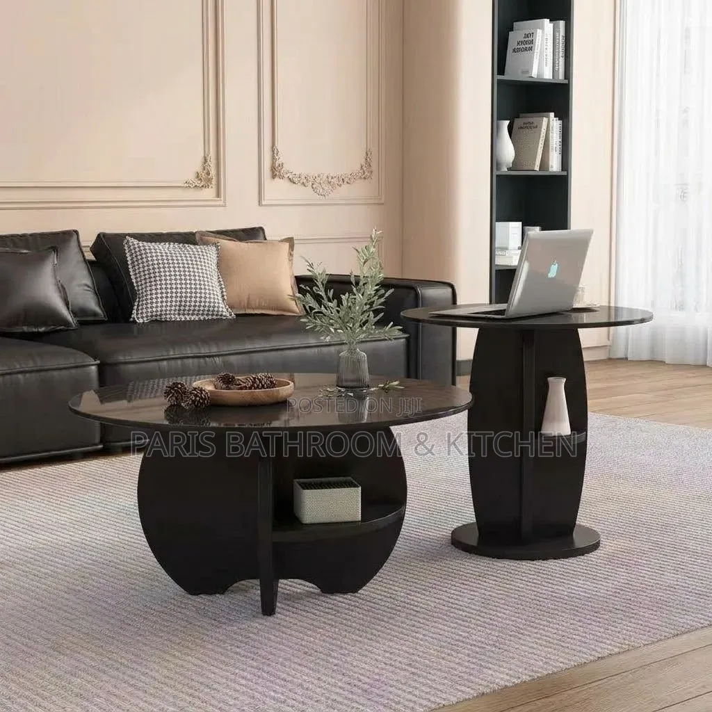 Eclipse Glass Twin Table