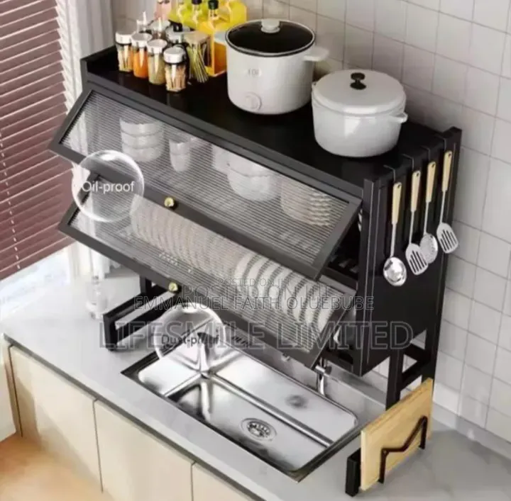 2 Layer Over Sink Plate Rack