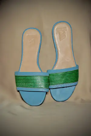 MMD Emerald Dusk Women's Green and Blue Slides