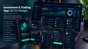 I Will Design a Premium Investment & Trading App UI/UX