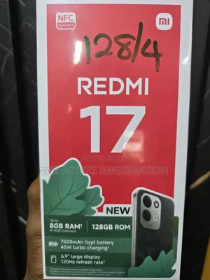 New Xiaomi Redmi 17 128 GB Black