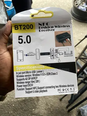 BT200 NFC Desktop Wireless 5.0 Receiver