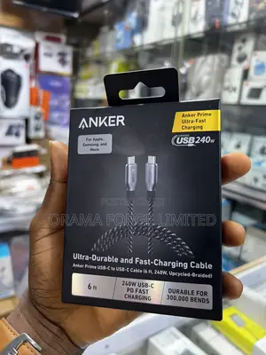 Original Anker Prime 240W USB-C to USB-C Cable (6 Ft)