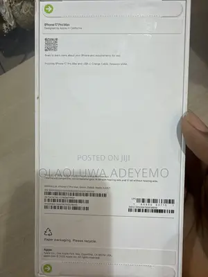 New Apple iPhone 17 Pro Max 256 GB Silver