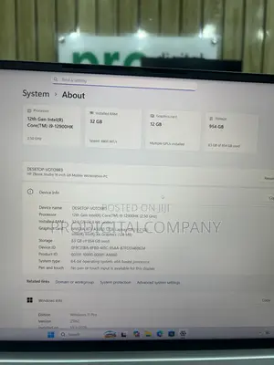 Laptop HP ZBook Studio 32GB Intel Core i9 SSD 1T
