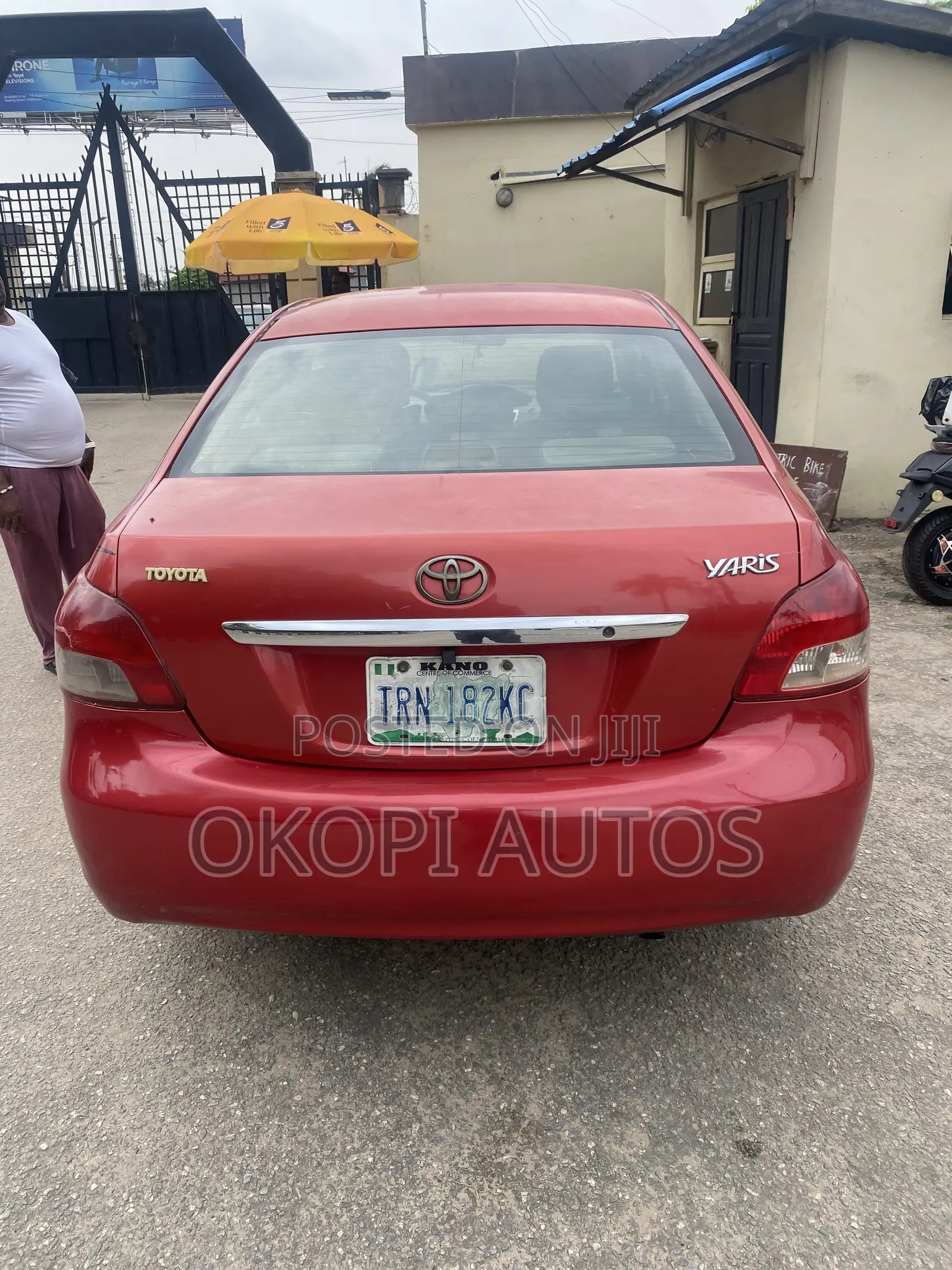 Toyota Yaris 2007 Red