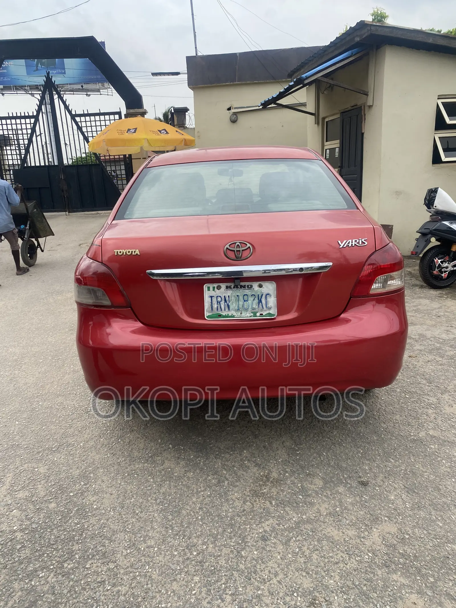 Toyota Yaris 2007 Red