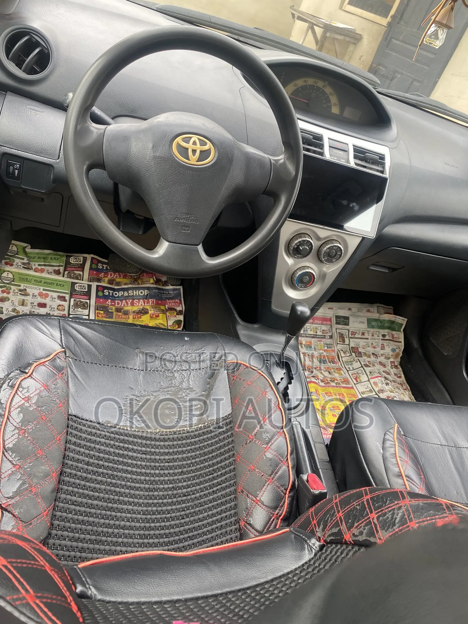 Toyota Yaris 2007 Red