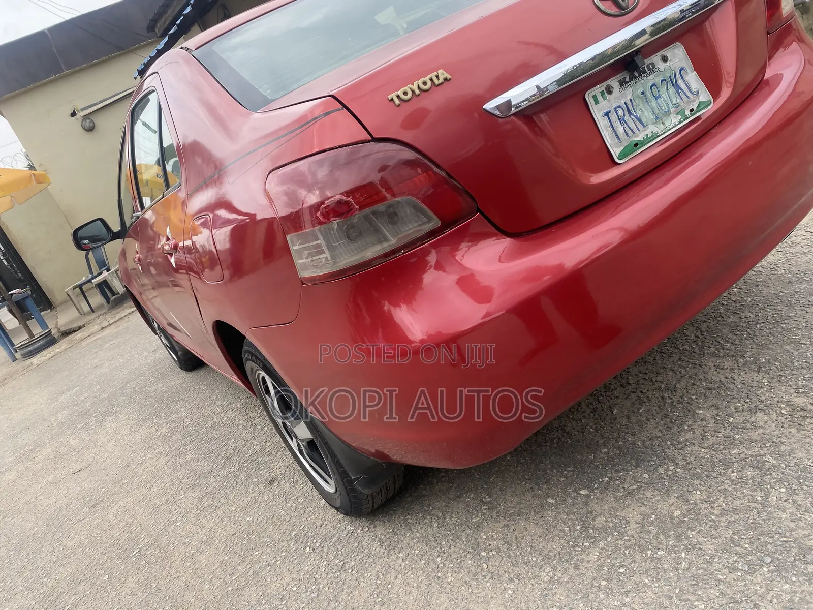 Toyota Yaris 2007 Red