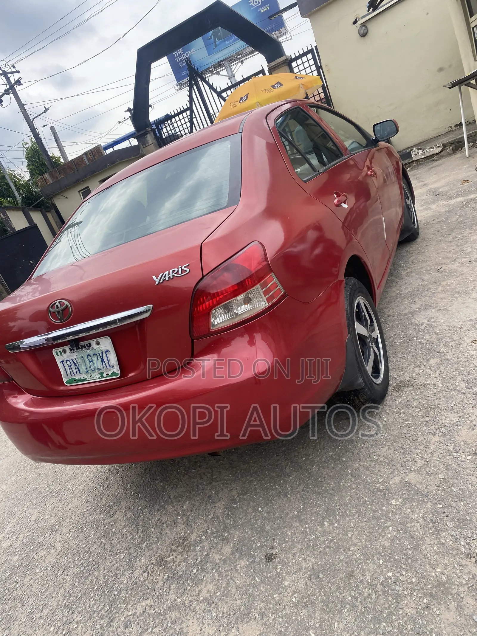 Toyota Yaris 2007 Red