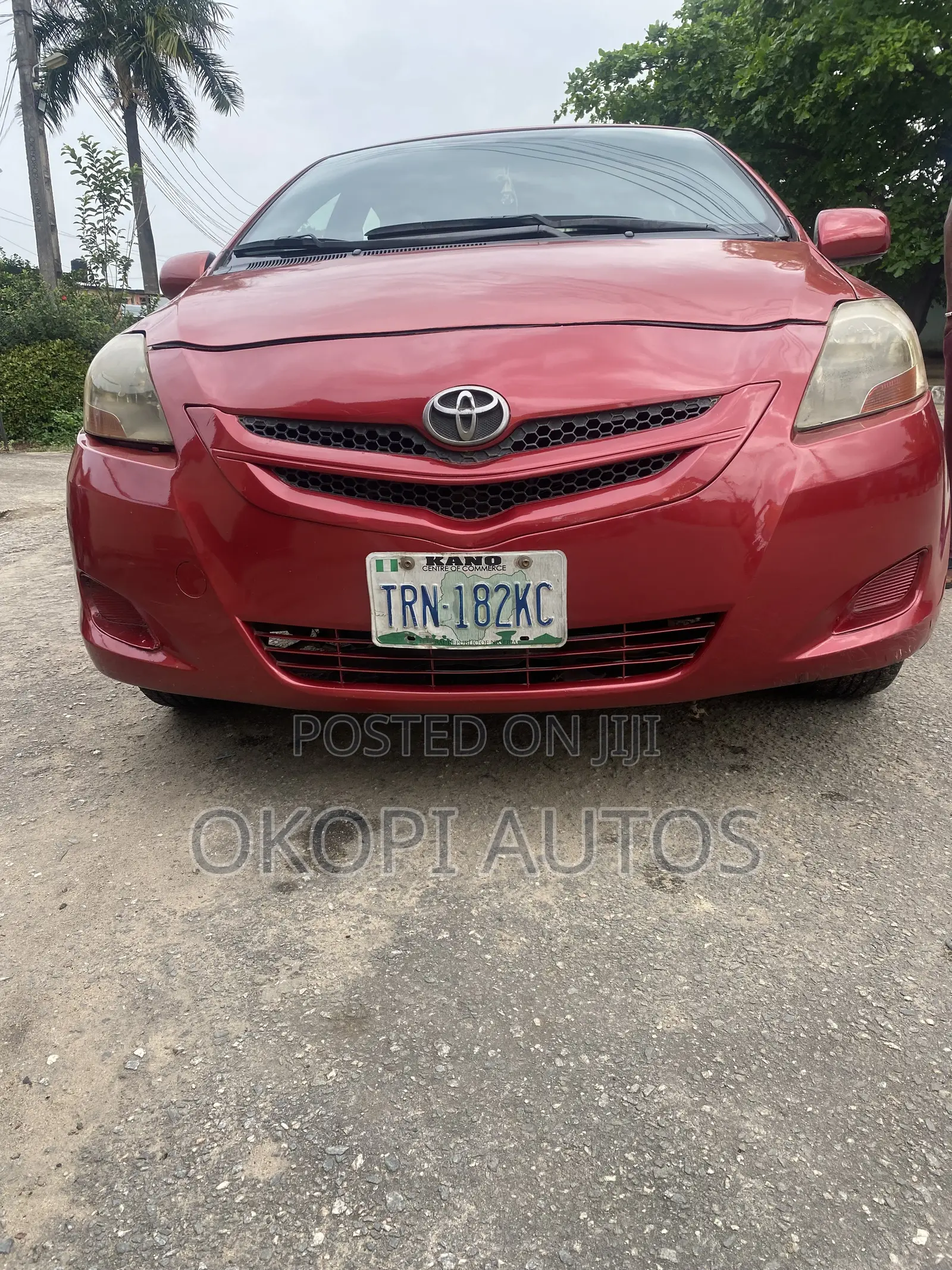 Toyota Yaris 2007 Red