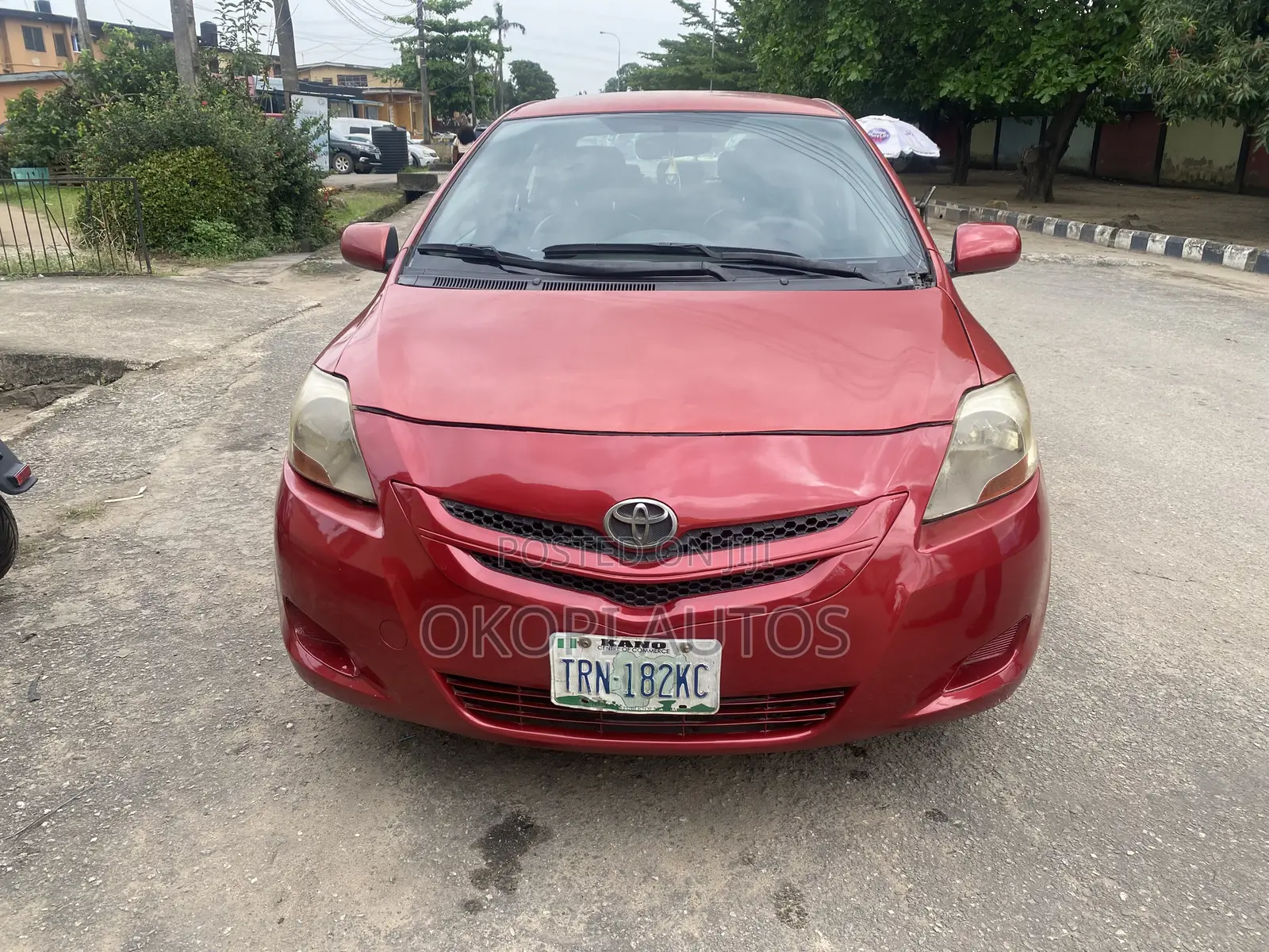 Toyota Yaris 2007 Red