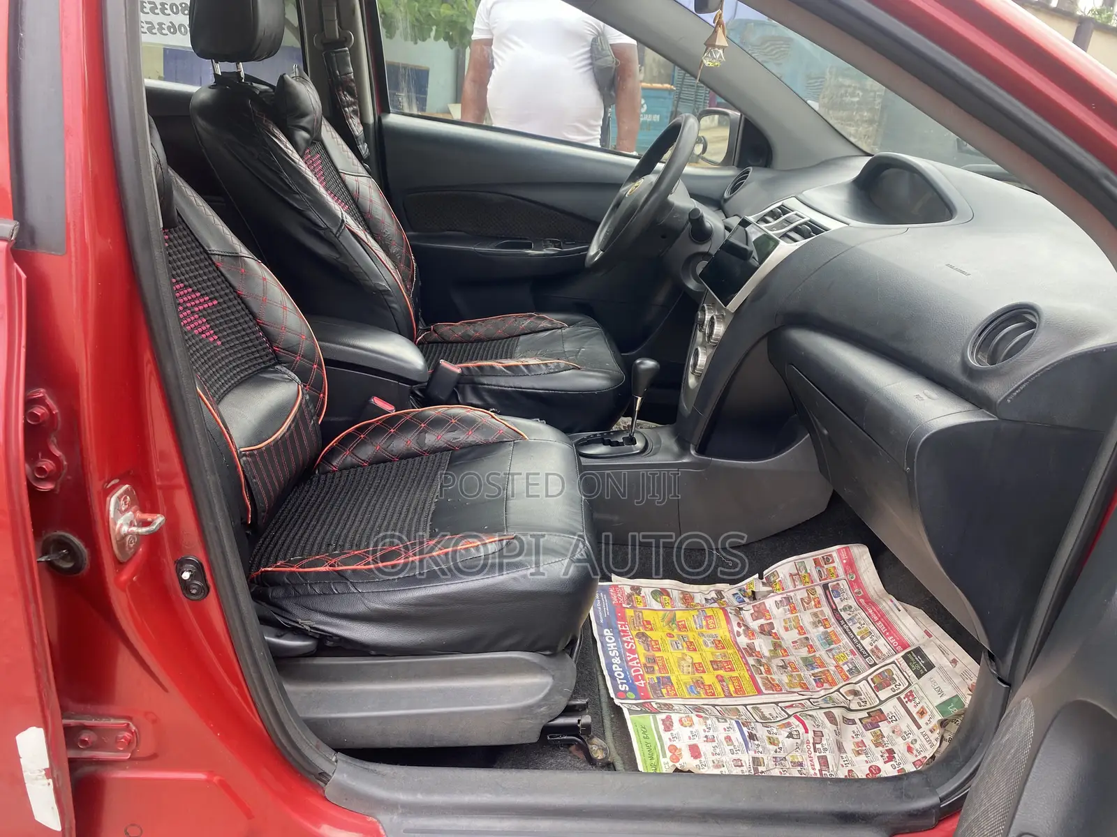 Toyota Yaris 2007 Red