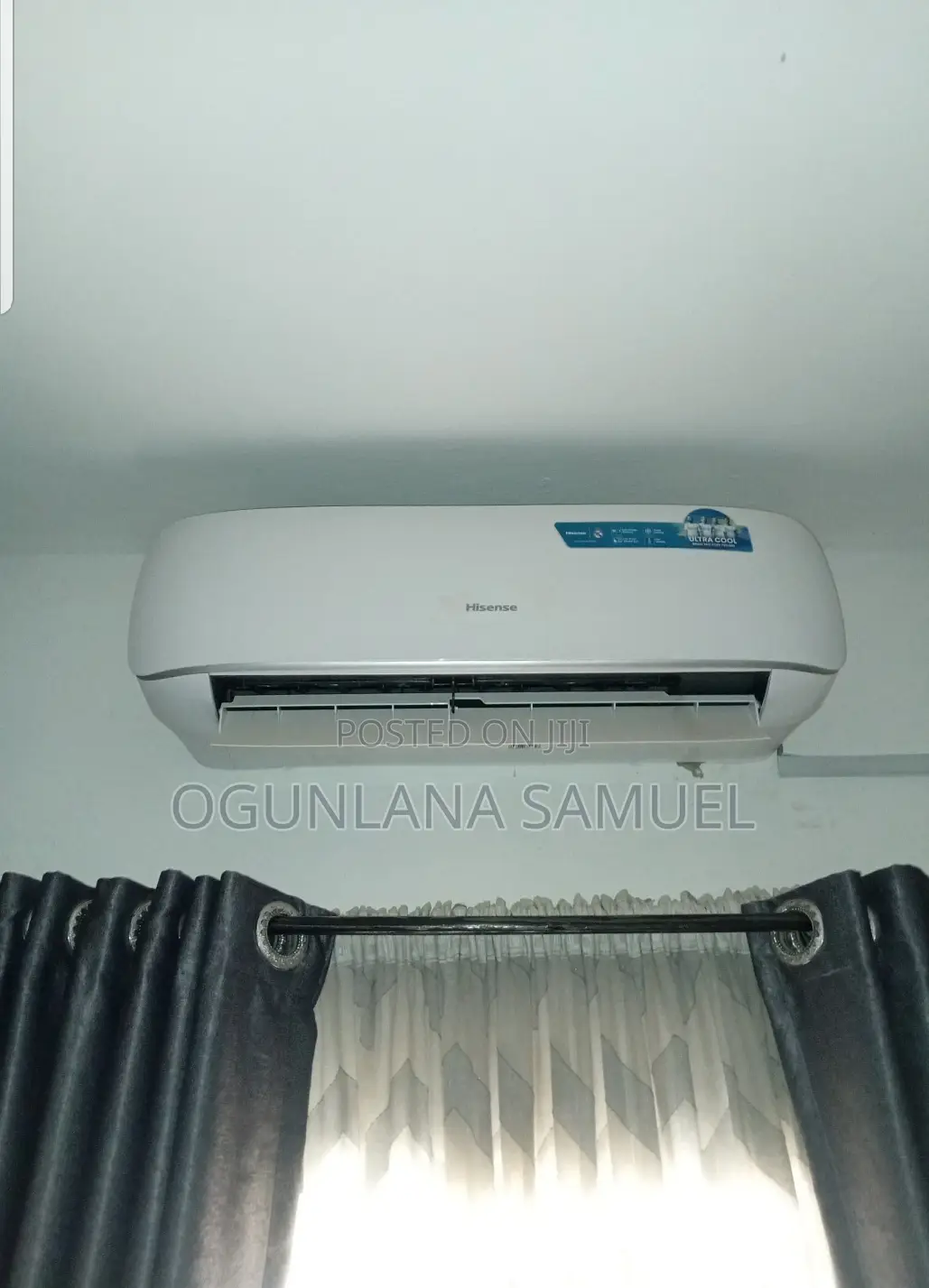 Hisense 1.5hp Split AC (Big Engine) Copper 100% Warranty