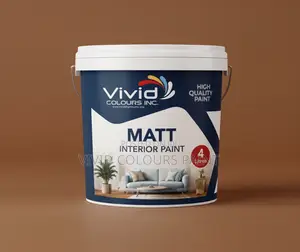 Matt Paint (Vivid Colours) 4 Liters