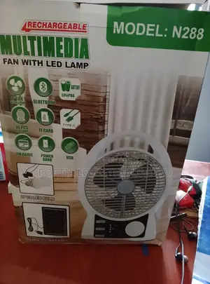 Solar Rechargeable Fan