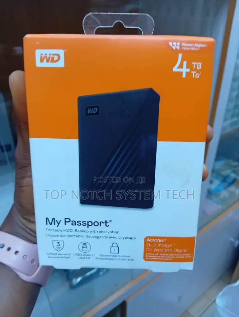WD My Passport 4tb