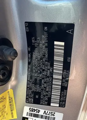 Toyota Sienna LE 8 Passenger 2012 Silver
