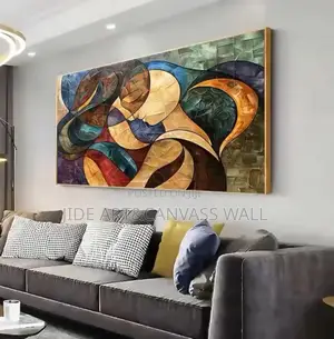 Abstract Oil Print Wall Canvass