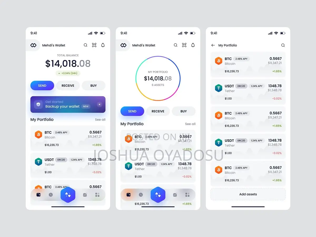 I Will Design a Professional Crypto, Web3 & Blockchain UI/UX