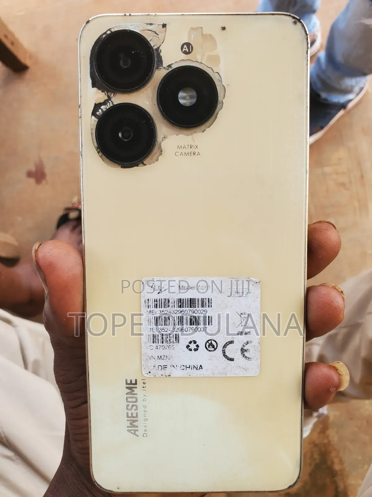 Itel A70 128 GB Yellow