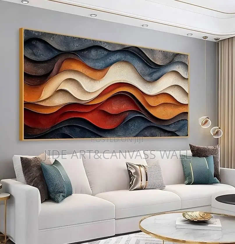Abstract Oil Print Wall Art Decor