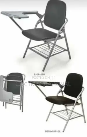 Foldable Chair With Reading Pad