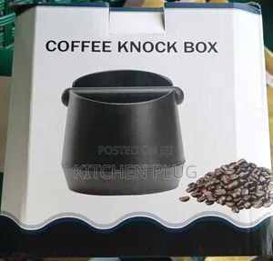 Black Plastic Coffee Knock Box
