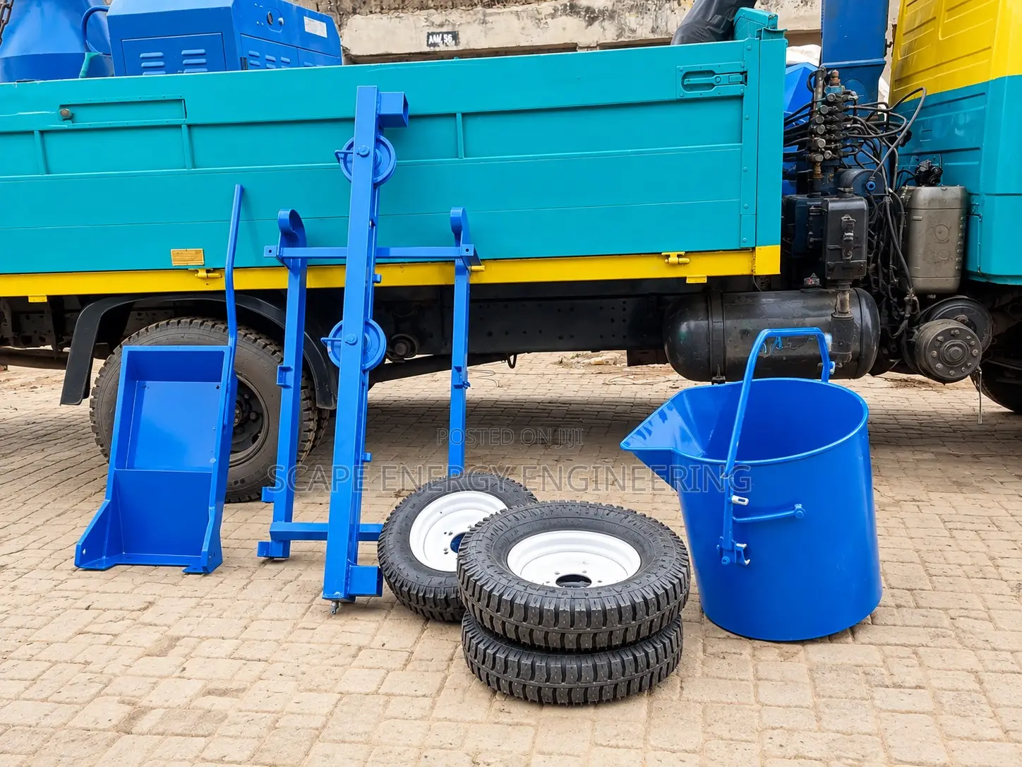 Concrete Mixer Self Loader With Lifting Hoist Barrow