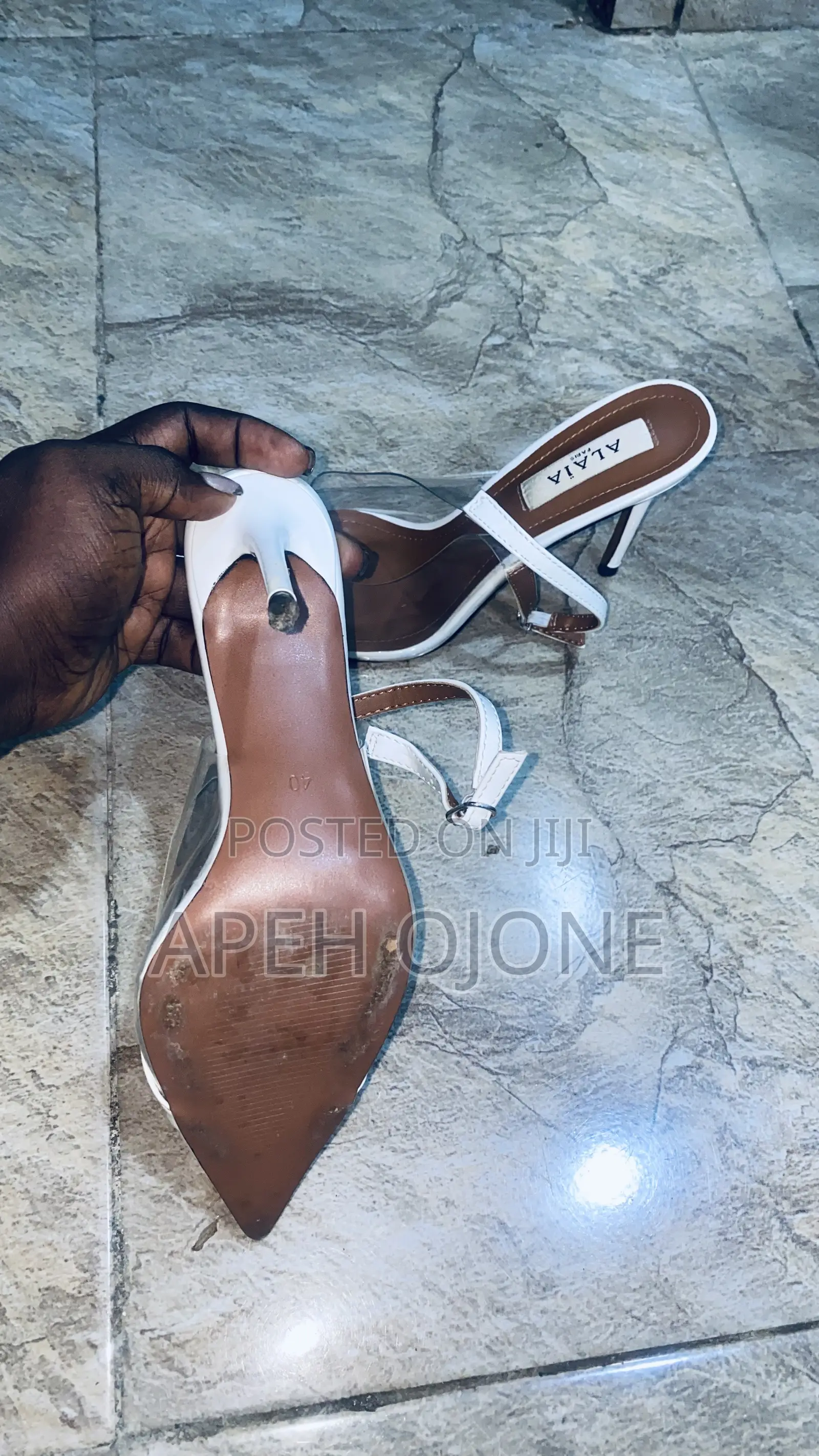 Alaia Slingback Heels