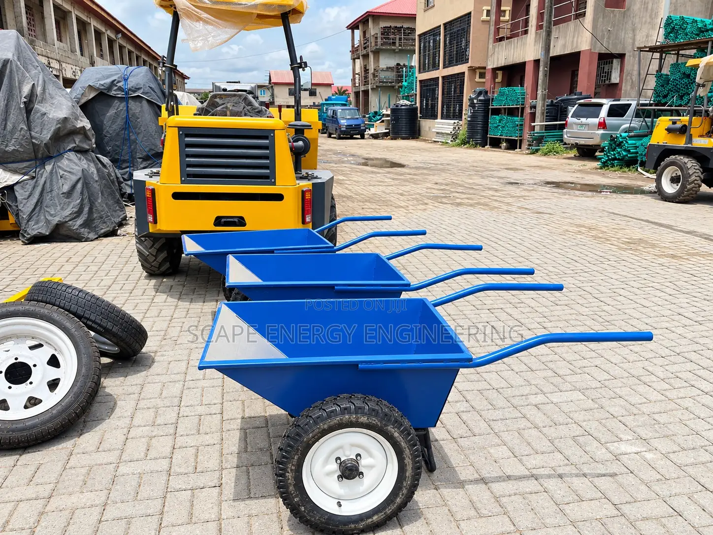 Concrete Mixer Self Loader With Lifting Hoist Barrow