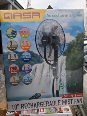Qasa 18 Rechargeable Mist Fan