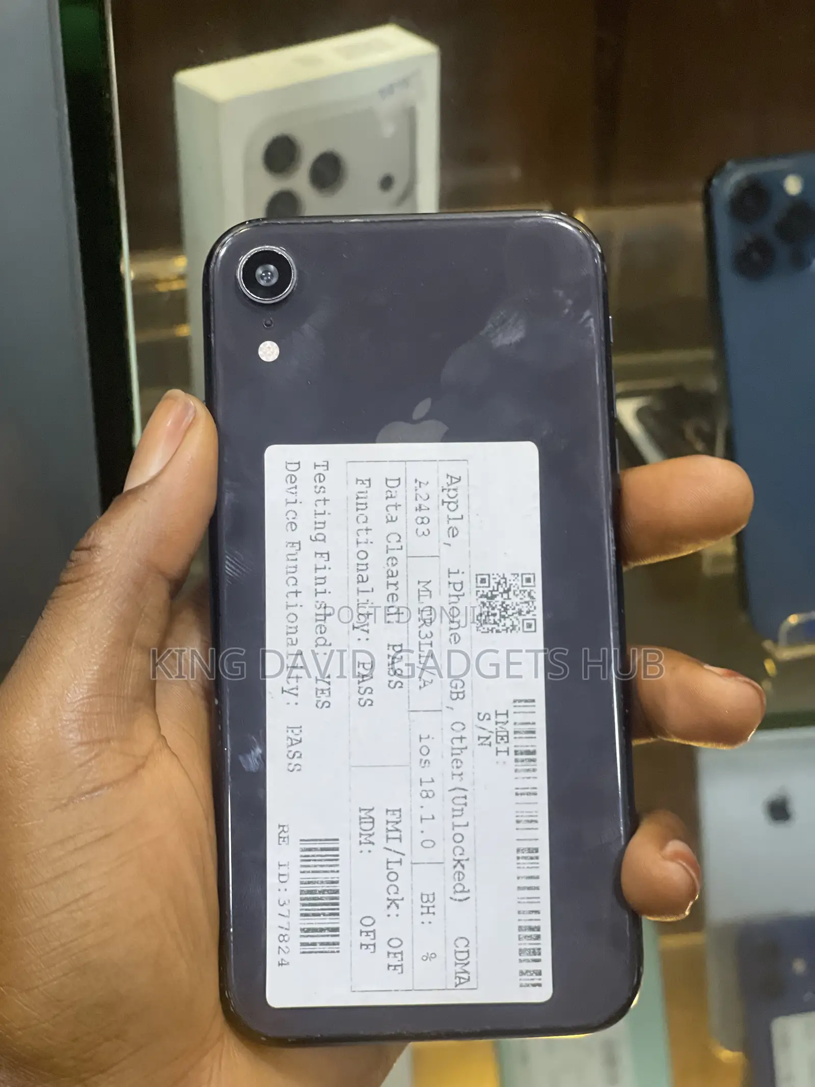 Apple iPhone XR 128 GB Black