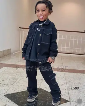 Luxury Jean Kids 2pcs Set