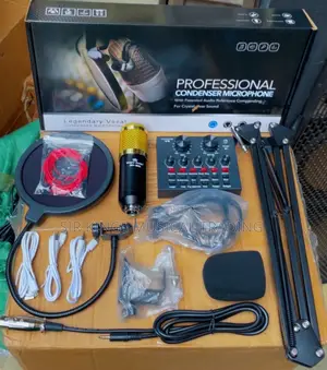Bm-800 Condenser Microphone With V8 Sound Set