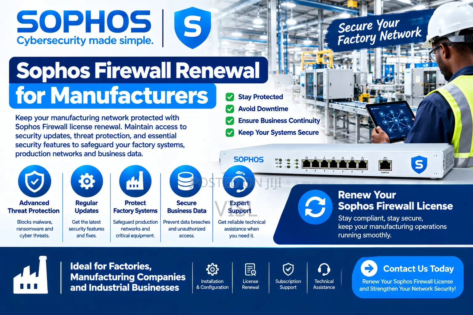 Sophos Firewall Renewal for Manufacturers