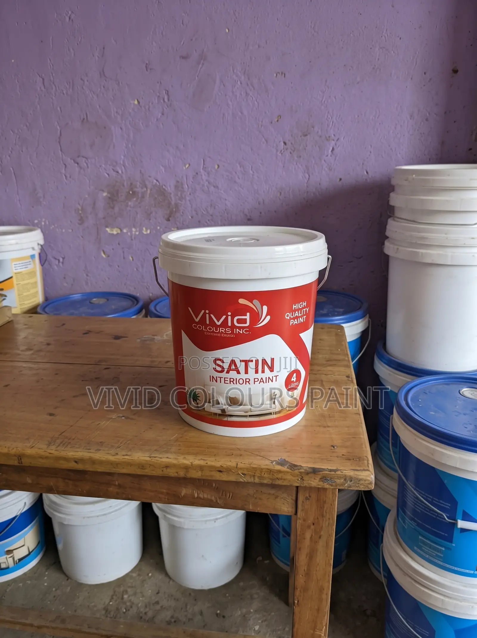 Satin Paint (Vivid Colours ) 4 Liters