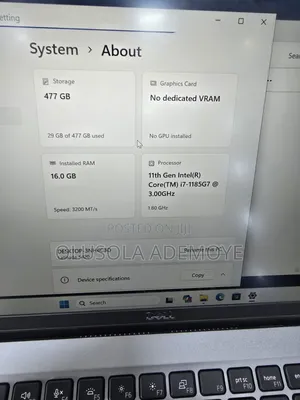 Laptop Dell Latitude 5420 16GB Intel Core i7 SSD 512GB