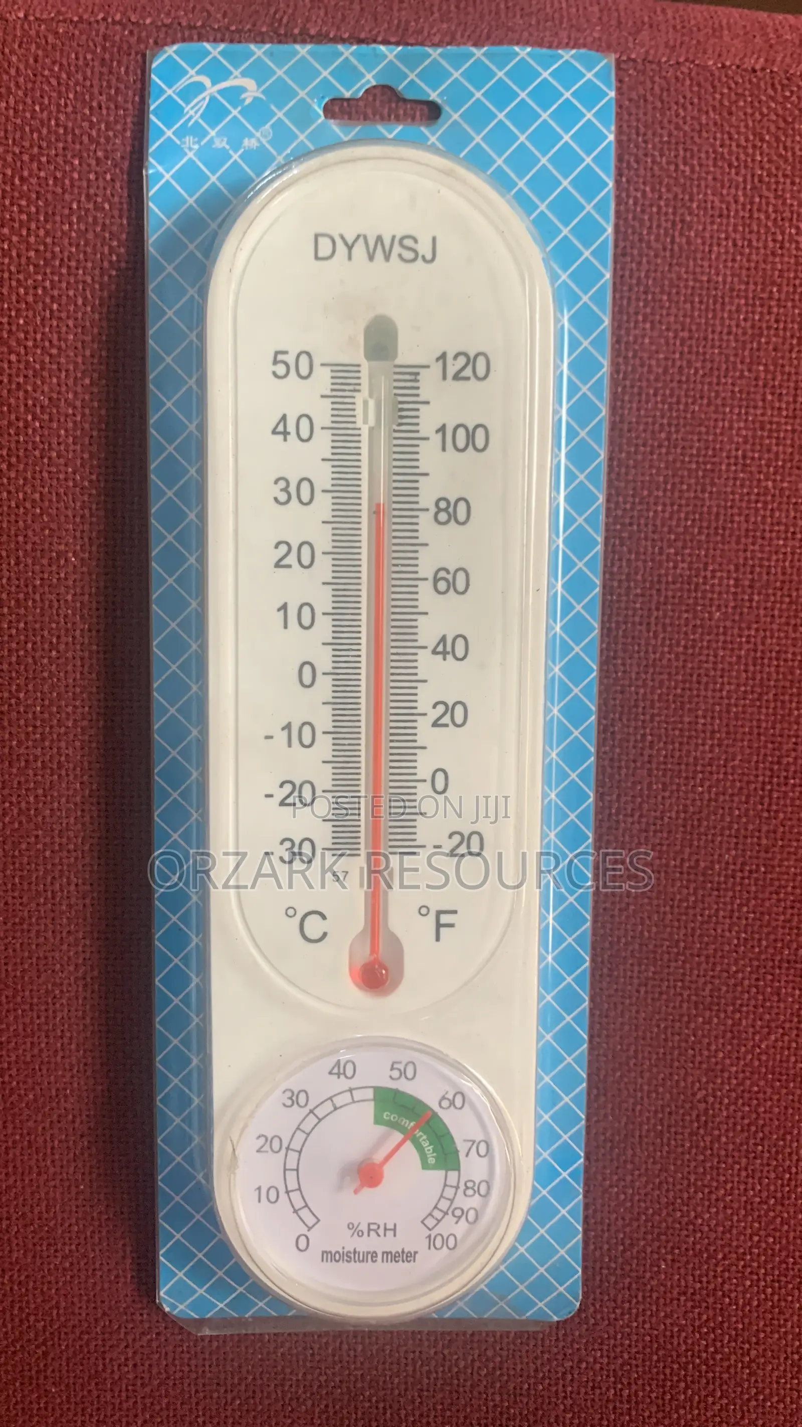Wall-Mounted Thermometer & Hygrometer – 2-in-1